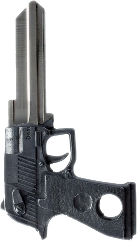 3D Pistol Gun Key